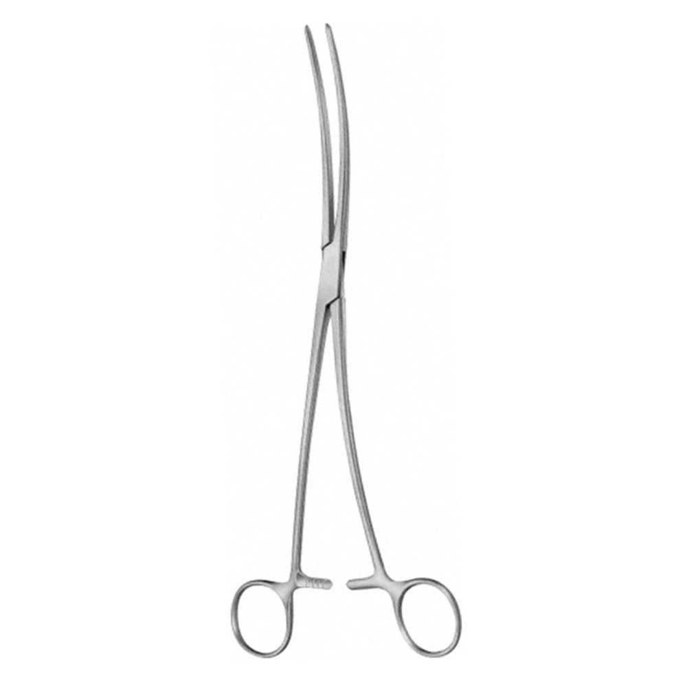 Uterine Dressing Forceps curved